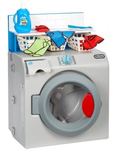 LAVATRICE REALISTICA, GIOCATTOLO INTERATTIVO, 7 ACCESSORI PER IL BUCATO, SUONI VINTAGE, GIOCO EDUCATIVO, BAMBINI 2+ ANNI 2