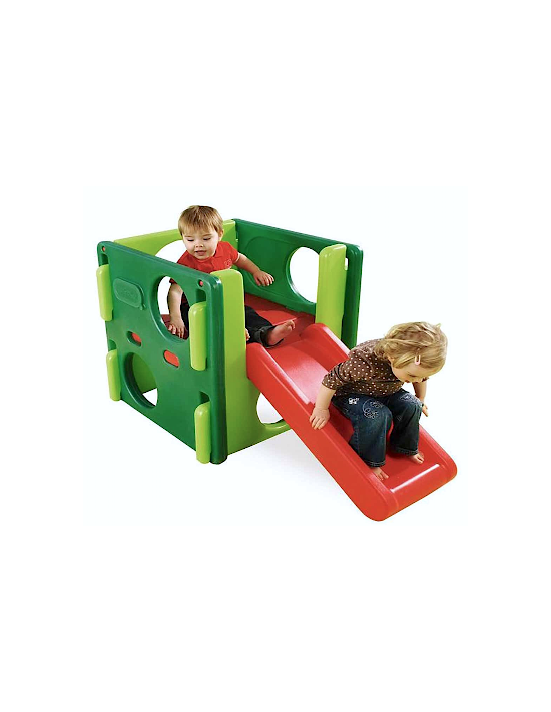 PICCOLA PALESTRA CON SCIVOLO LITTLE TIKES PALESTRA DI ATTIVITÀ JUNIOR, GIOCATTOLO DA GIARDINO, PER INTERNO ED ESTERNO