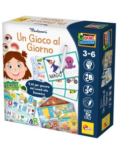 MONTESSORI, UN GIOCO AL GIORNO, KIT EDUCATIVO, ATTIVITÀ SETTIMANALI PER BAMBINI