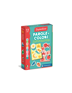 SAPIENTINO BABY 16849 PAROLE E COLORI, GIOCO EDUCATIVO