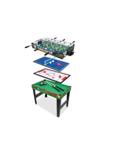 TAVOLO DA GIOCO 4 IN 1 CALCETTO PINGPONG  BILIARDO E HOCKEY CM 96X86X68