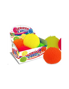TEO'S - PALLA STRIZZA E BRILLA 20CM COLORE ASSORTITO CON LUCE