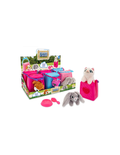 ISOLA DEI CUCCIOLI - MORBIDI PELUCHE DI ANIMALI ASSORTITI CON TRASPORTINO