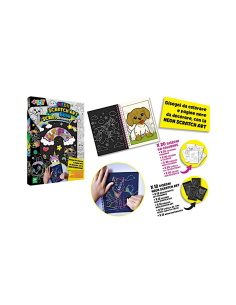 NEON BOOK 42820 SCRATCH ART DISEGNI DA COLORARE