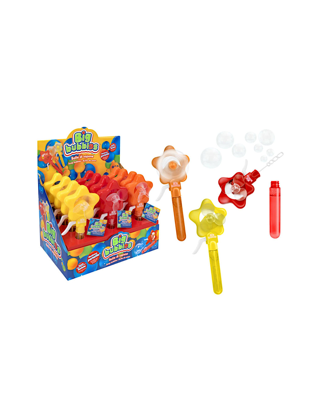 BOLLE DI SAPONE 42350 STELLA 42ML CON VENTILATORE ASSORTITO