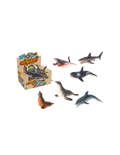 ANIMALS MATES 42639 ANIMALI MARINI SOFFICI 30X11 CM. ASSORTITO