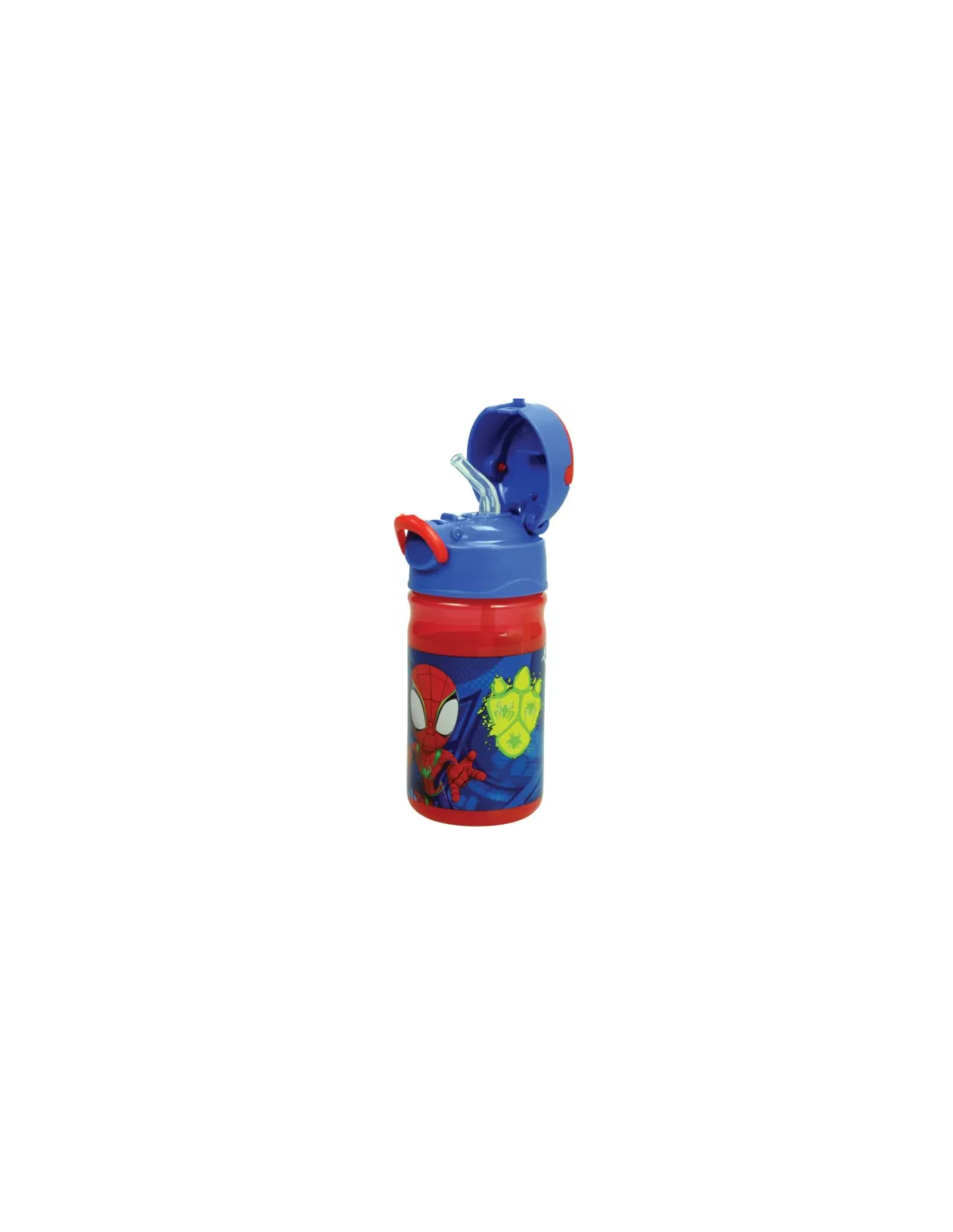 BORRACCIA DI PLASTICA 350ML SPIDEY 01204 CON BECCUCCIO PER BAMBINI, SCUOLA, TEMPO LIBERO