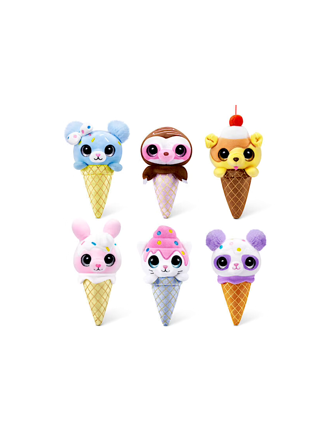 COCO CONES SWEET PELUCHE  IN CONO ZUR9638 ASSORTITO GIOCATTOLO COLLEZIONABILE