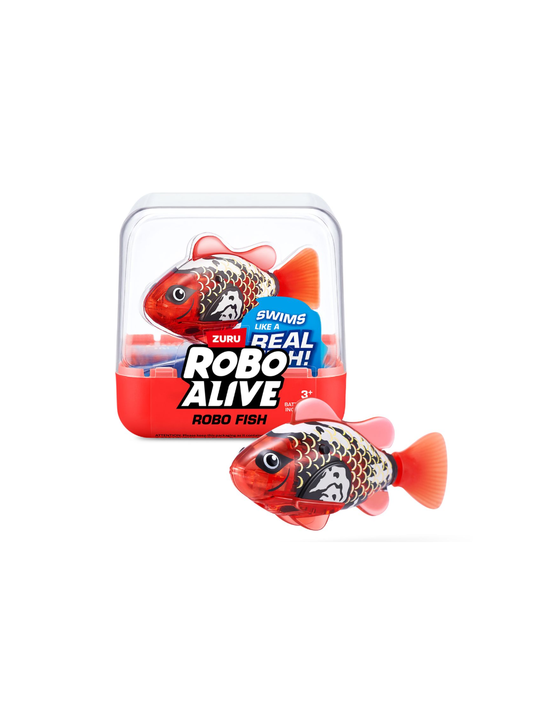 ROBO ALIVE ZUR7191 ROBO FISH ASSORTITO, GIOCATTOLO INTERATTIVO, PESCE CHE NUOTA