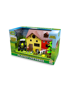 LINEA VERDE - PLAYSET FATTORIA CON TRATTORE E ACCESSORI