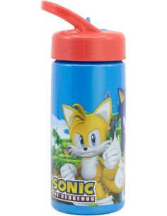 BORRACCIA 420ML SONIC IN PLASTICA CON CANNUCCIA, PER BAMBINI