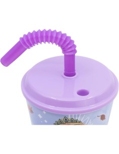 BICCHIERE 430ML FROZEN CON COPERCHIO E CANNUCCIA, PER BAMBINI 2