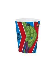 BICCHIERE  IN PLASTICA 260ML, AVENGERS, SUPEREROI, PER BAMBINI