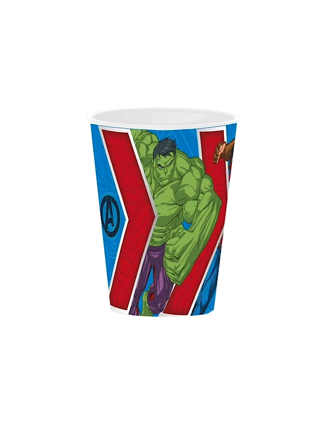 BICCHIERE  IN PLASTICA 260ML, AVENGERS, SUPEREROI, PER BAMBINI