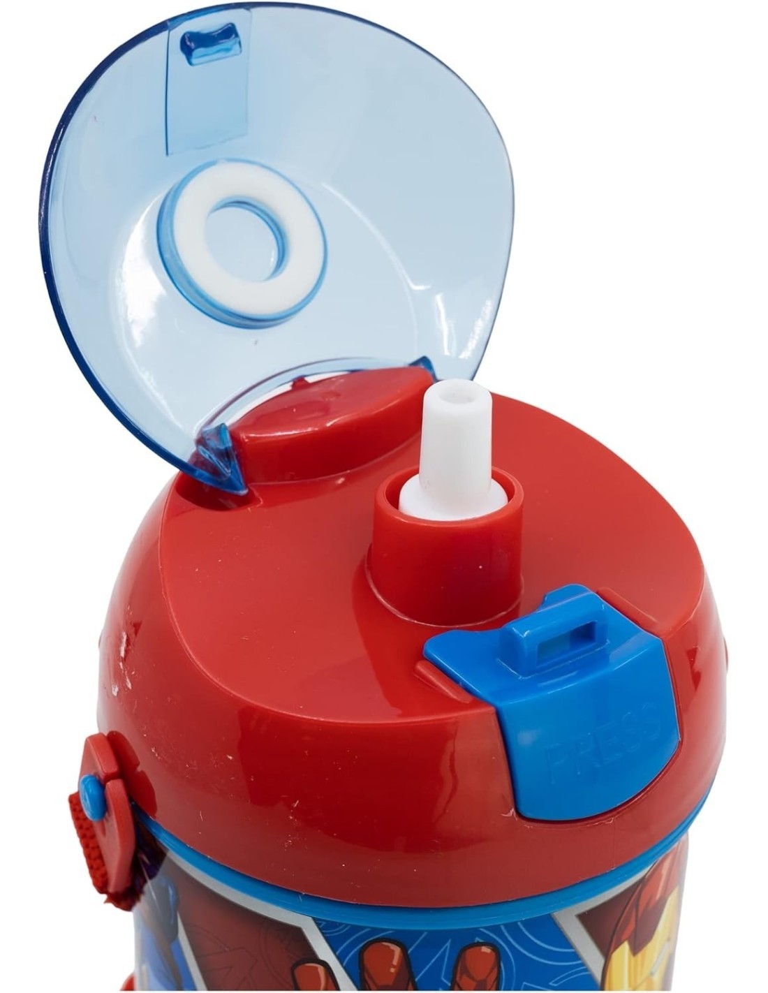 BORRACCIA POP-UP 450ML CON TRACOLLA, AVENGERS, PER BAMBINI