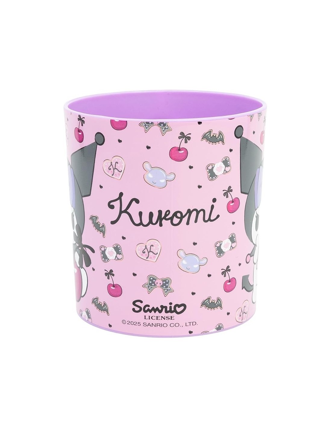TAZZA MUG 350ML KUROMI IN PLASTICA RIUTILIZZABILE ROSA, PER BAMBINI