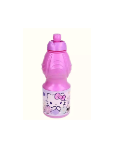 BORRACCIA IN PLASTICA 400ML HELLO KITTY, PER BAMBINI