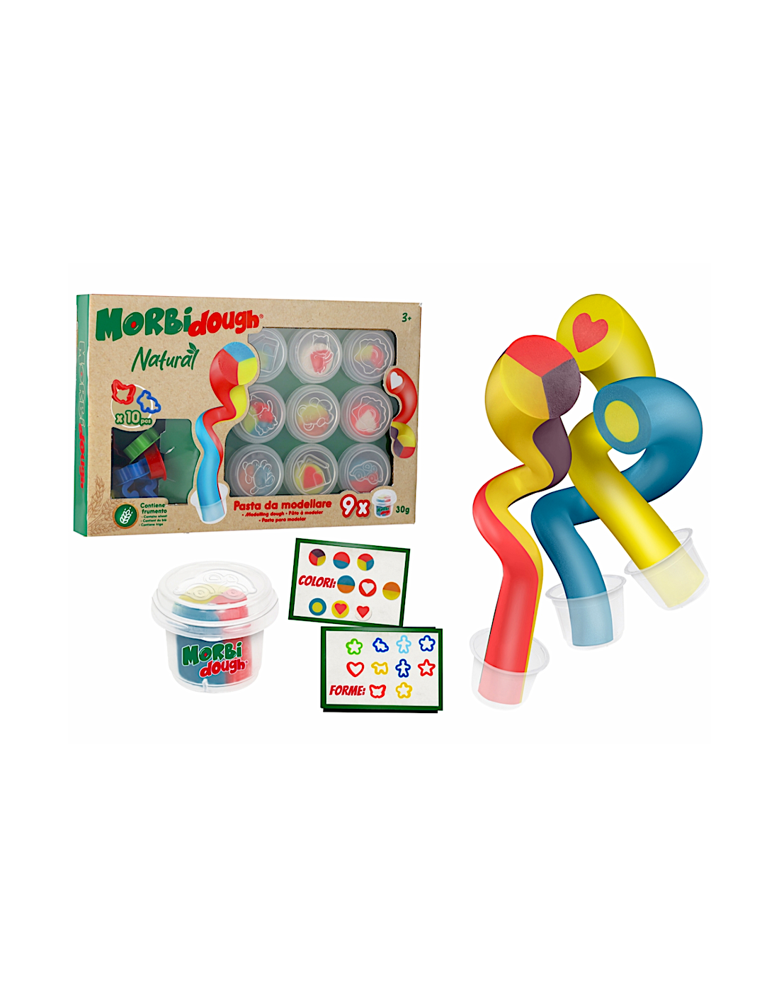 MORBIDOUGH 43072 SET 9 BARATTOLI CON FORMINE