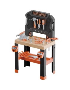 BLACK DECKER  BANCO LAVARO CON ACCESSORI 57X36X88CM, GIOCATTOLO D’ IMITAZIONE
