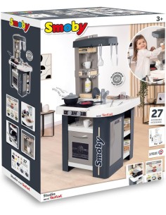 CUCINA GIOCATTOLO, TEFAL STUDIO, SMOBY, 27 ACCESSORI, SUONI REALISTICI, 48X46X100CM