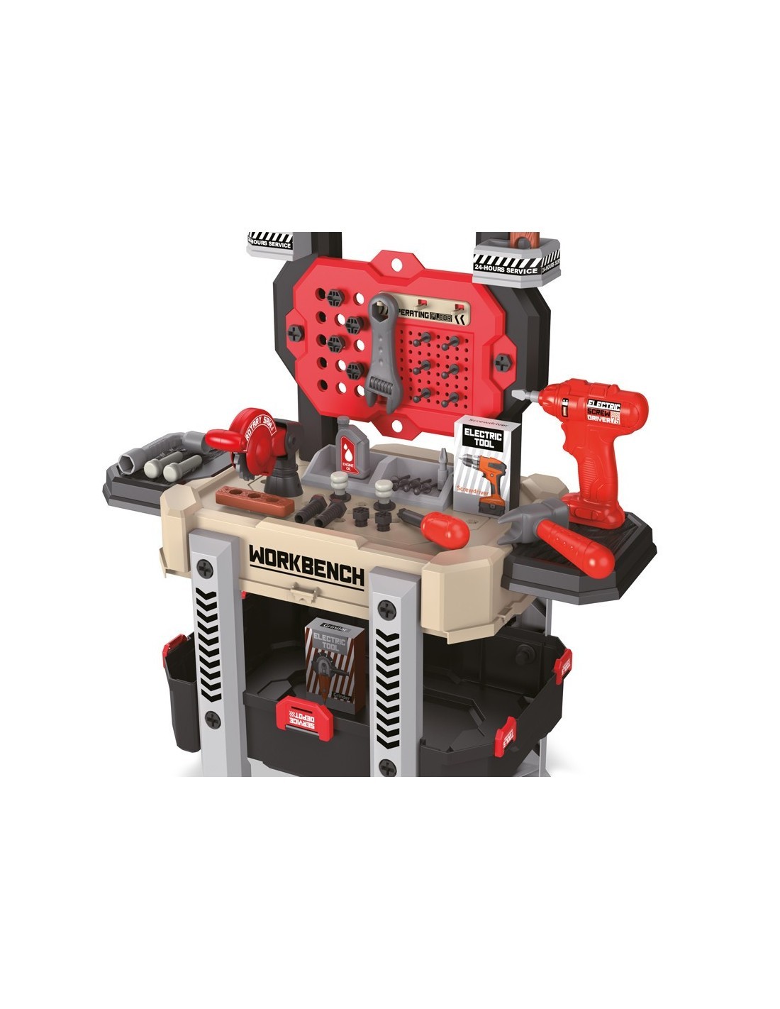 TEO'S - VALIGETTA BANCO OFFICINA 78PZ, GIOCO BAMBINI