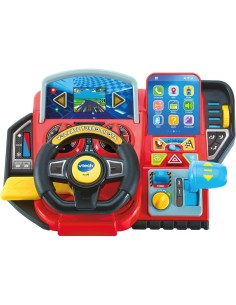 VOLANTE TURBO PILOTA, CRUSCOTTO INTERATTIVO, 20 GIOCHI EDUCATIVI, 9 CIRCUITI, SCHERMO LCD, 3-8 ANNI 2