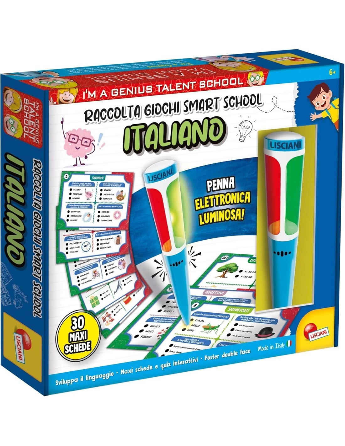 I'M GENIUS  ITALIANO RACCOLTA GIOCHI SMART SCHOOL