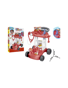 CARRELLO DOTTORE CON 14 ACCESSORI, GIOCO BAMBINI