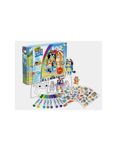 CRAYOLA COLOR WONDER, ACTIVITY SET 40+ PEZZI, BLUEY, PENNARELLI SENZA MACCHIA, ADESIVI E PERSONAGGI POP-UP