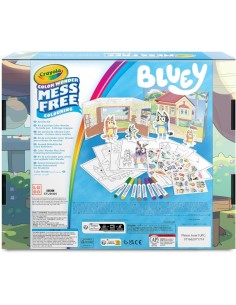 CRAYOLA COLOR WONDER, ACTIVITY SET 40+ PEZZI, BLUEY, PENNARELLI SENZA MACCHIA, ADESIVI E PERSONAGGI POP-UP