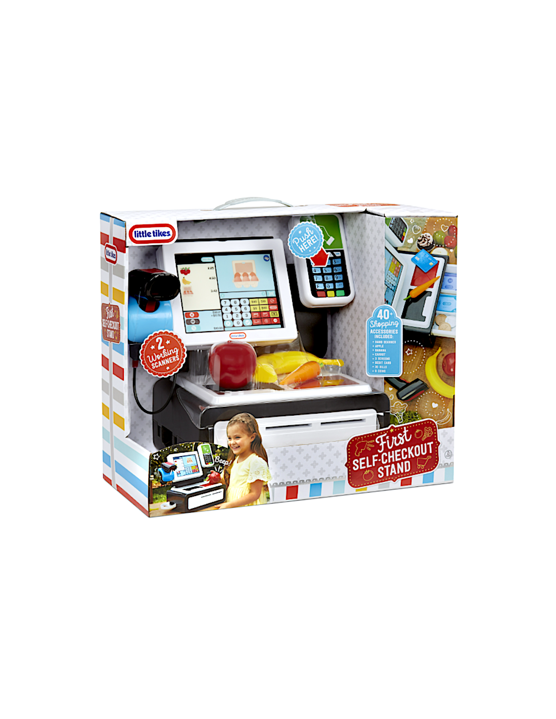 LITTLE TIKES REGISTRATORE DI CASSA, GIOCATTOLO BAMBINI, ACCESSORI INCLUSI, GIOCO DI RUOLO, 3+ ANNI