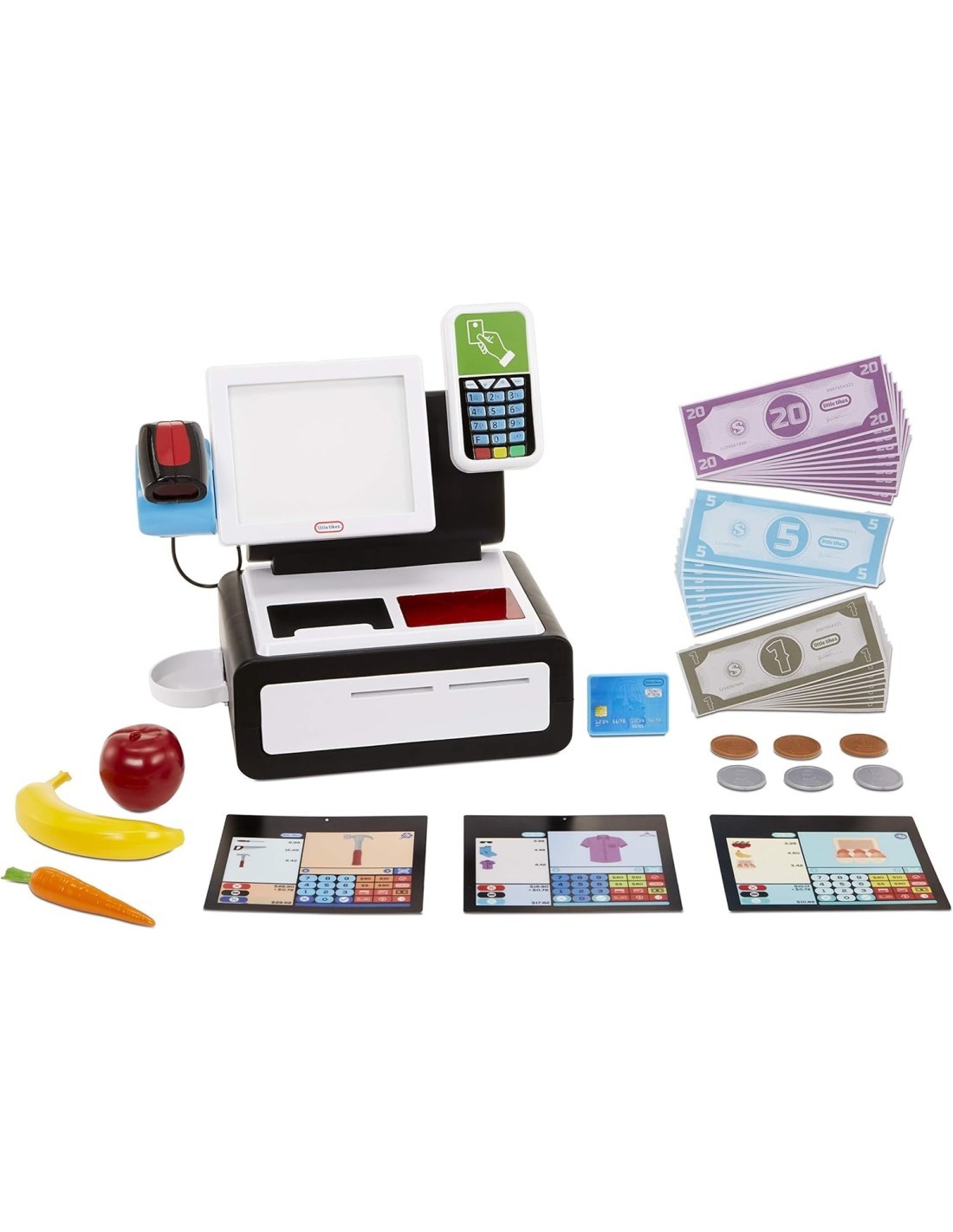 LITTLE TIKES REGISTRATORE DI CASSA, GIOCATTOLO BAMBINI, ACCESSORI INCLUSI, GIOCO DI RUOLO, 3+ ANNI