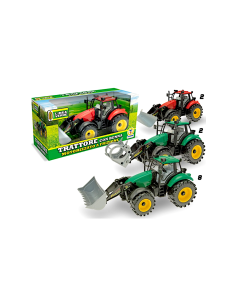 LINEA VERDE TRATTORE GIOCATTOLO A FRIZIONE CON BENNA ASSORTITO