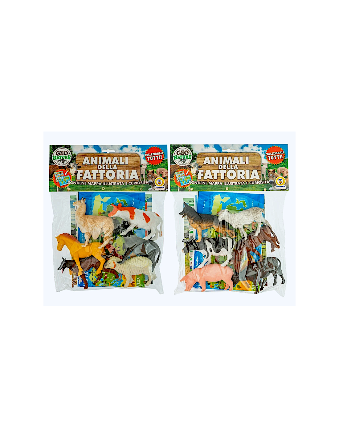 GEO NATURE BUSTA ANIMALI FATTORIA ASSORTITO