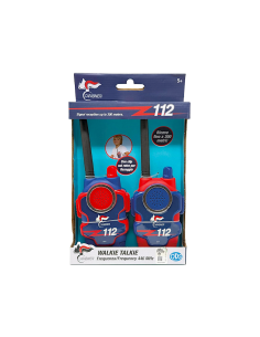 COPPIA WALKIE-TALKIE  A GIOCATTOLO CARABINIERI, RICEZIONE 300 M, GIOCO RADIO, ETÀ 5+, COMUNICAZIONE A DISTANZA