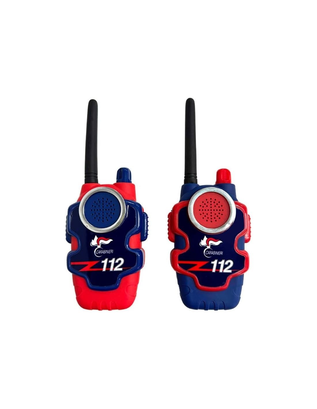 COPPIA WALKIE-TALKIE  A GIOCATTOLO CARABINIERI, RICEZIONE 300 M, GIOCO RADIO, ETÀ 5+, COMUNICAZIONE A DISTANZA