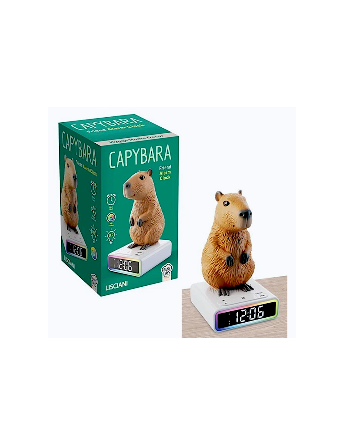 RAINY DAYS  CAPIBARA SVEGLIA DIGITALE