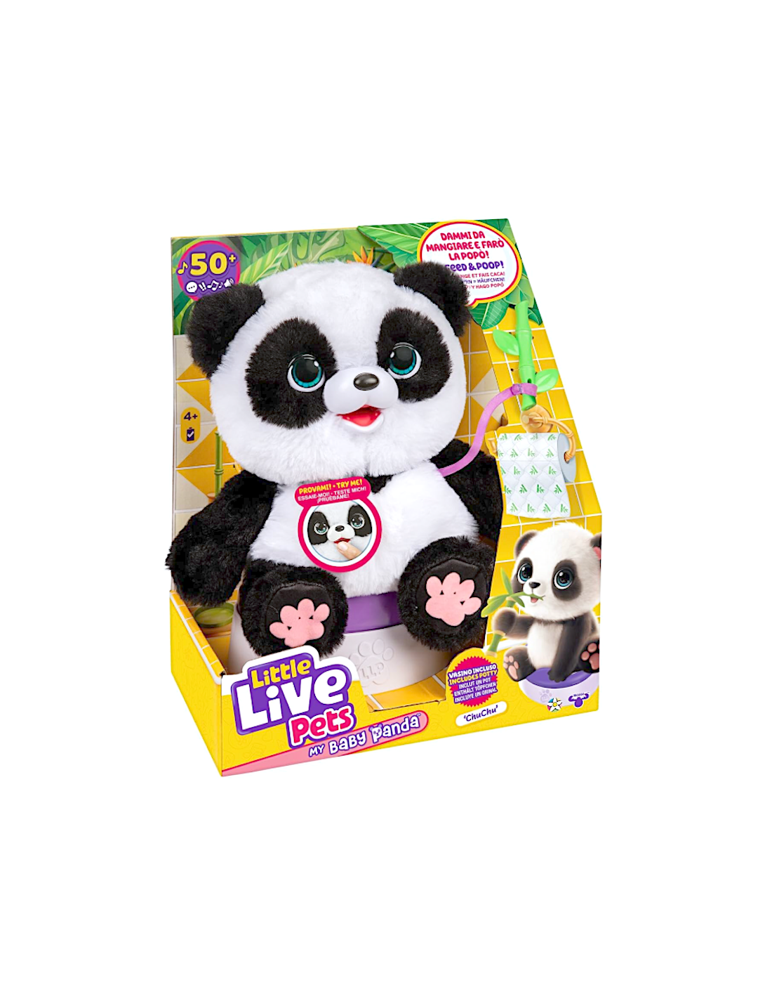 LIVE PETS 20486272 BABY PANDA CON VASINO