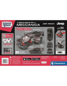 LABORATORIO DI MECCANICA, JEEP RECON, CLEMENTONI, SCIENZA E GIOCO, COSTRUZIONI, 8+ ANNI 2