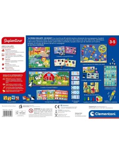 SAPIENTINO PENNA PARLANTE 60 GIOCHI, CLEMENTONI, GIOCO EDUCATIVO, ALFABETO, NUMERI, LOGICA, 3-5 ANNI 2