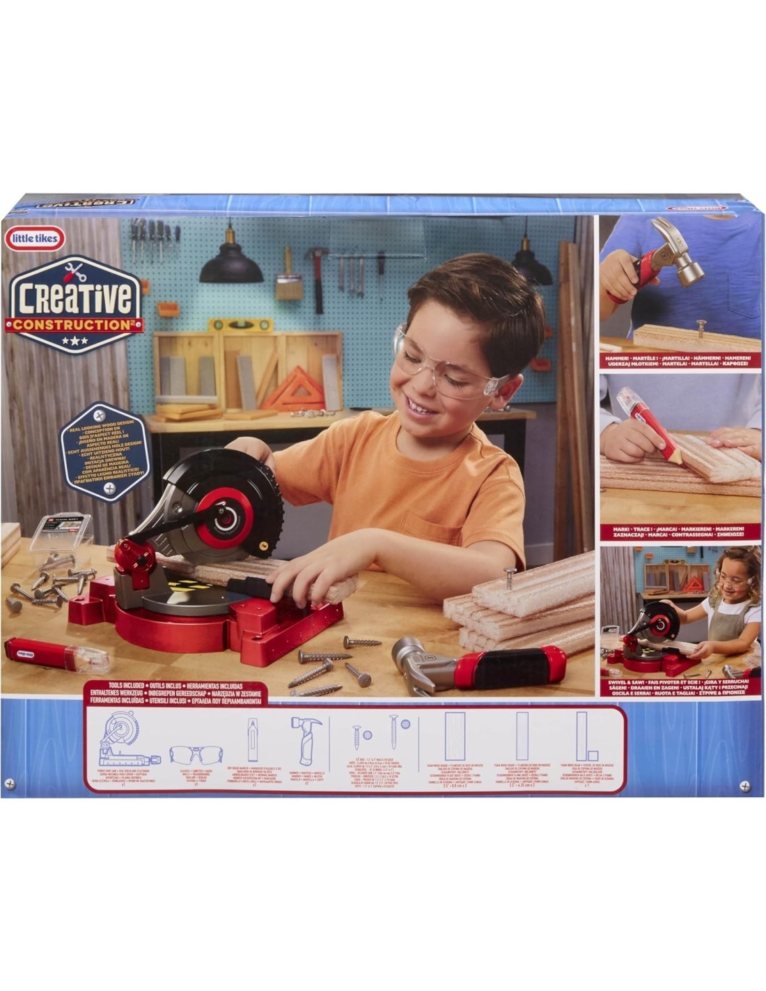 LITTLE TIKES SET TRONCATRICE CON ACCESSORI PER BAMBINI