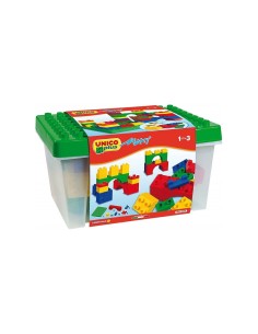 SCATOLA COSTRUZIONI  UNICOPLUS MAXI 48PZ MATTONCINI COLORATI