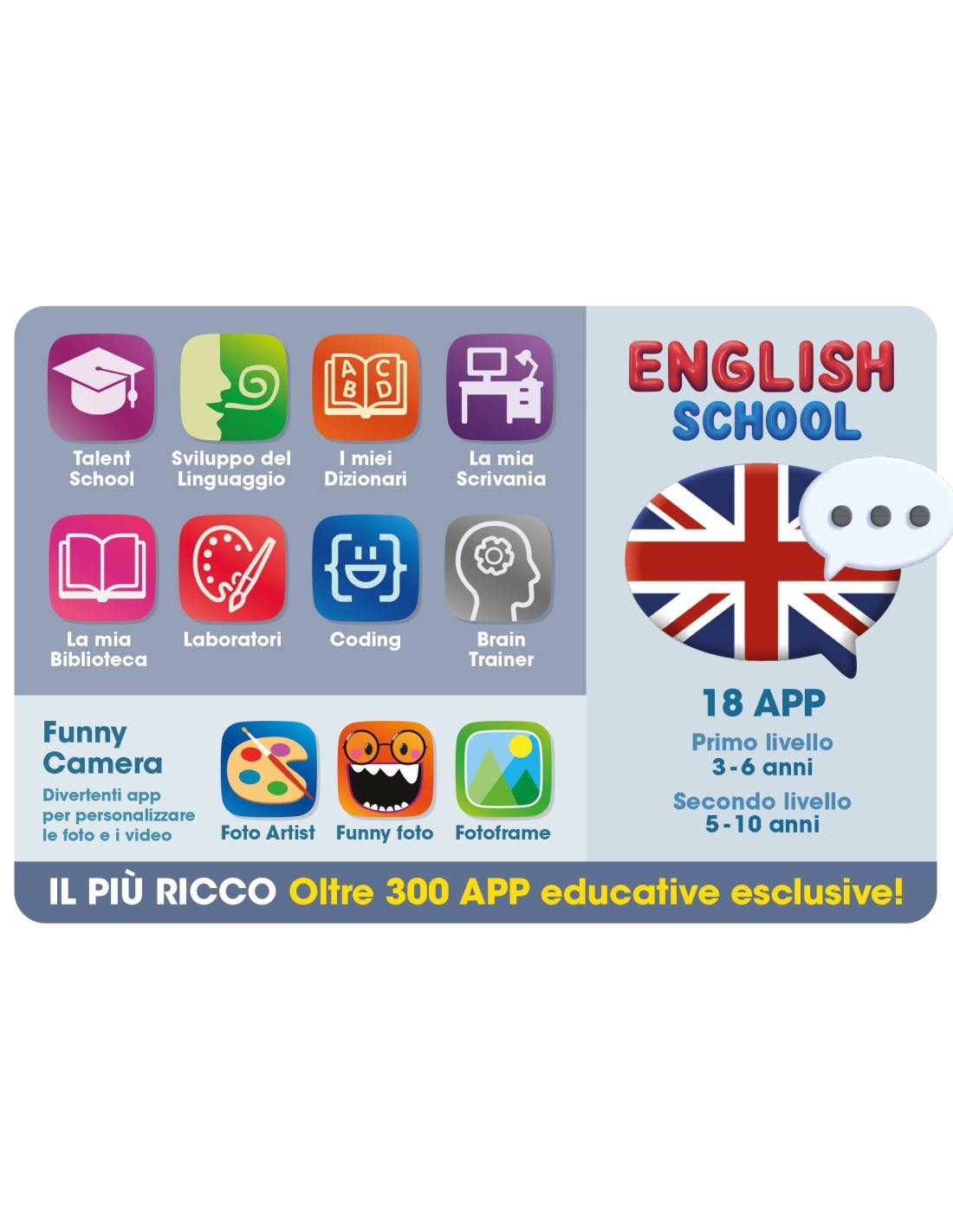 MIO TAB L.I.A, TAB, 7", TABLET EDUCATIVO PER BAMBINI CON INTELLIGENZA ARTIFICIALE L.I.A.