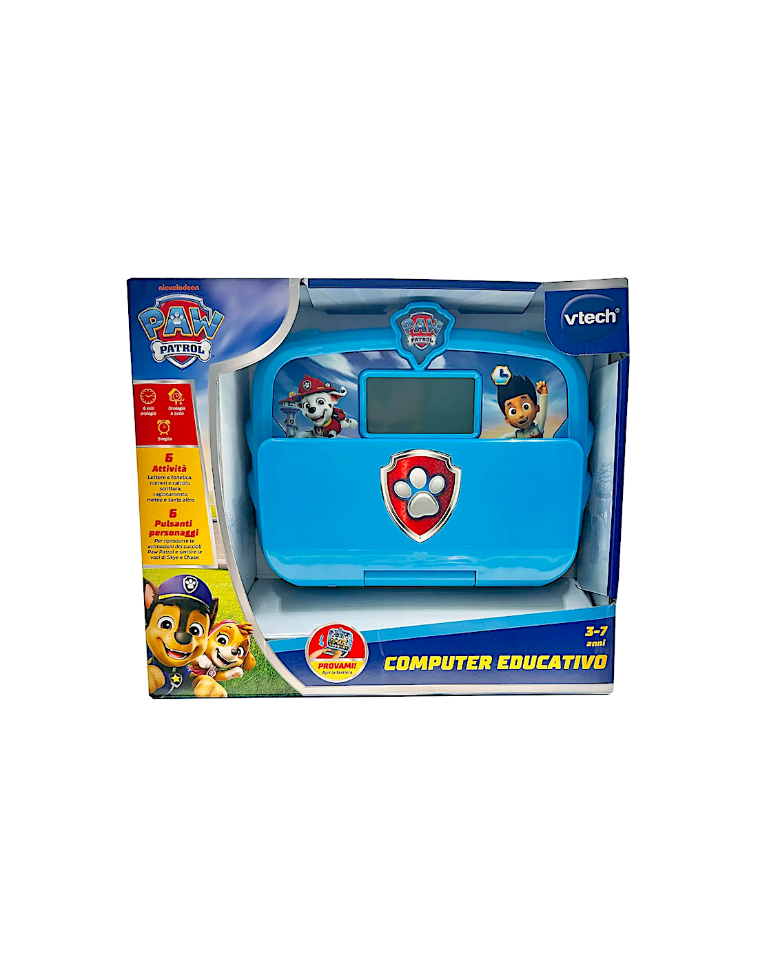 PAW PATROL COMPUTER EDUCATIVO, TABLET PER BAMBINI