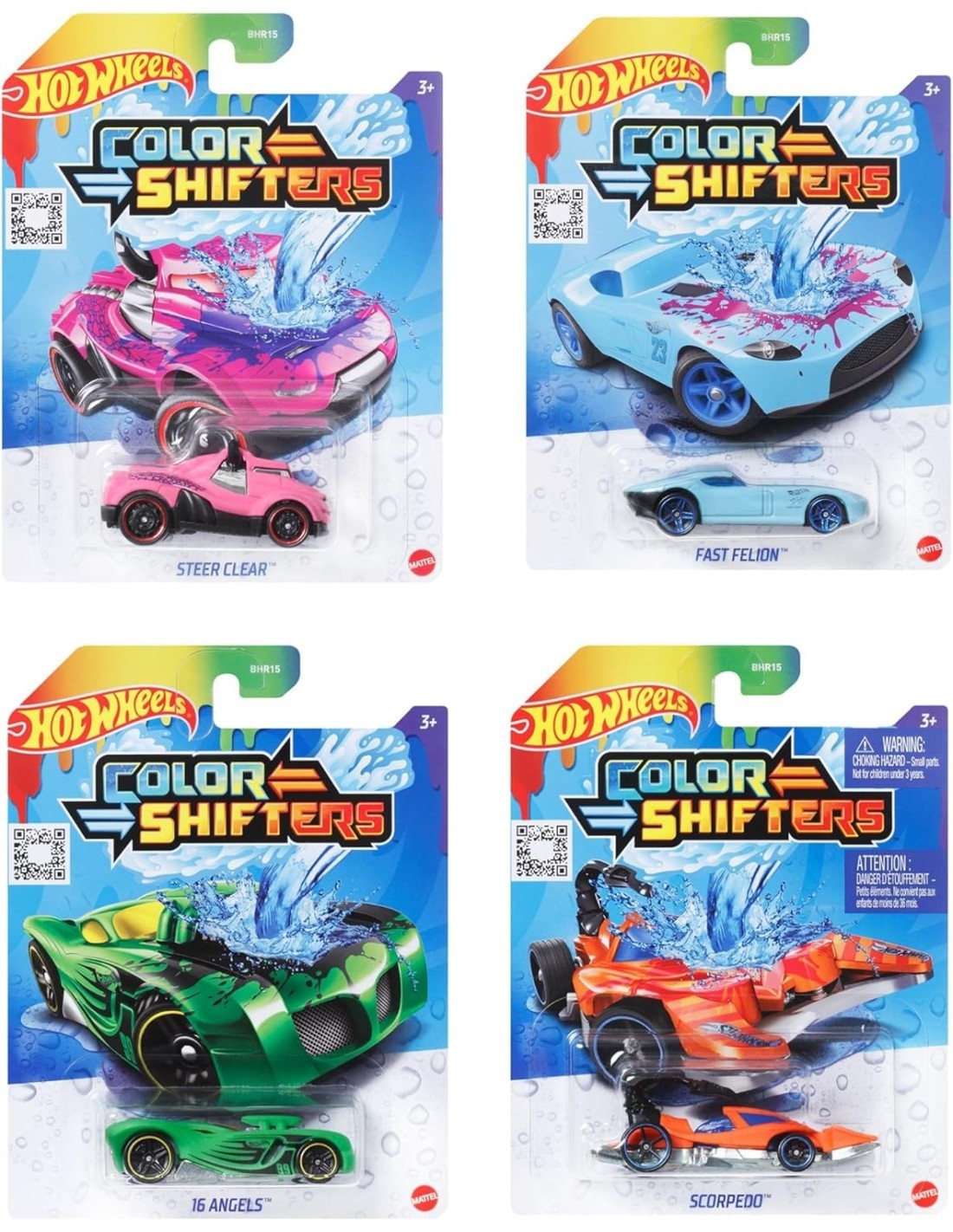 HOT WHEELS BHR15 AUTO CAMBIA COLORE ASSORTITO MATTEL su TreG Ingrosso