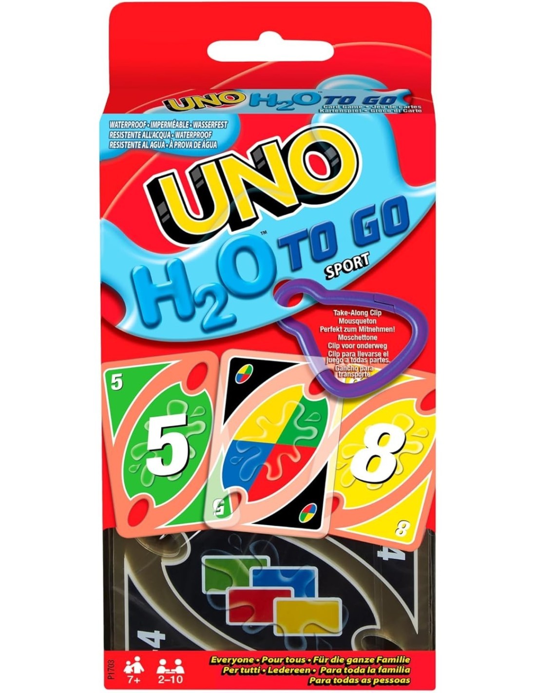 CARTE UNO H2O TO GO P1703 MATTEL su TreG Ingrosso