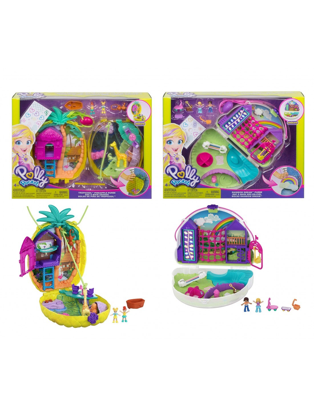 POLLY POCKET PLAYSET BORSETTA ASSORTITA GKJ63 su TreG Ingrosso