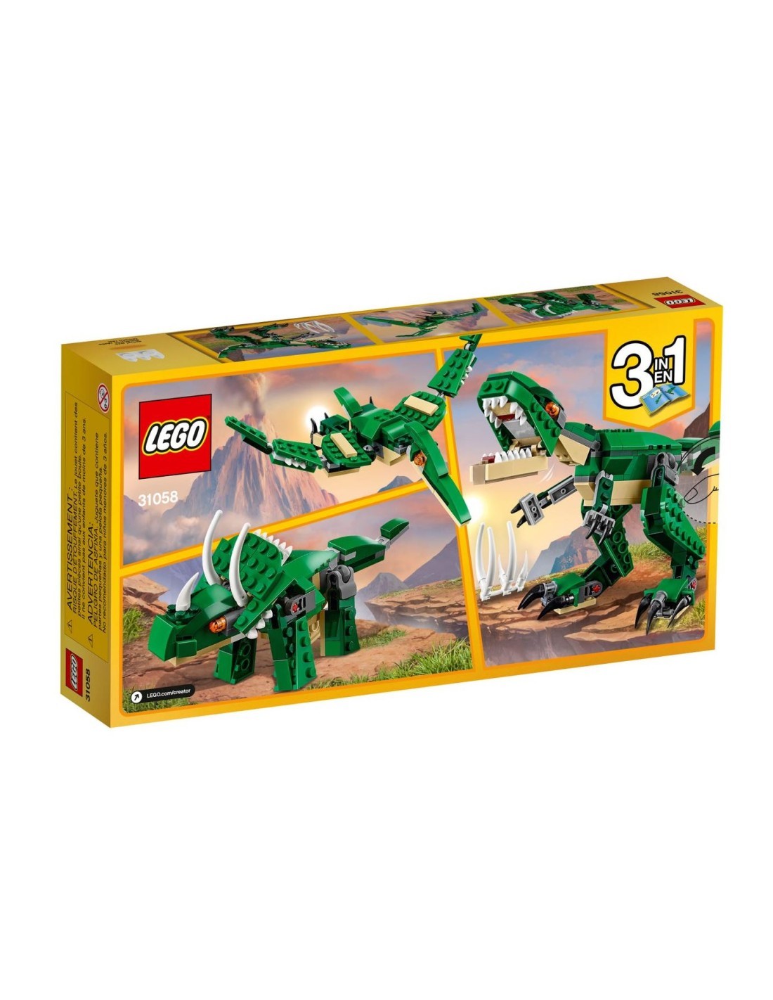 LEGO CREATOR 31058 DINOSAURO su TreG Ingrosso