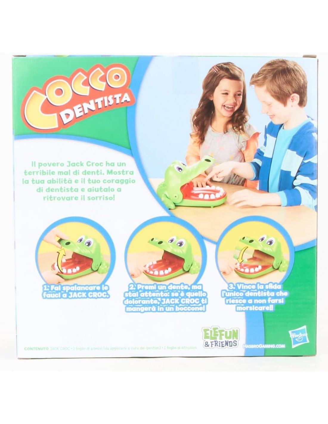 GIOCO IN SCATOLA COCCO DENTISTA B0408103 HASBRO su TreG Ingrosso