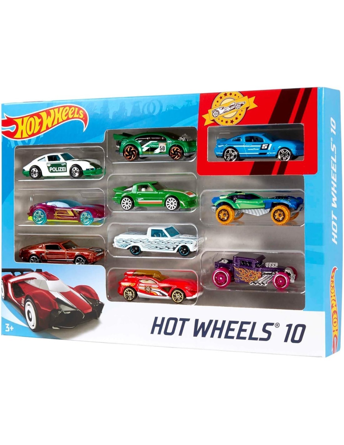 HOTWHEELS 54886 CONFEZIONE 10 AUTO su TreG Ingrosso